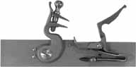 Siler Flint Lock, for gunmakers,
assembled with oversize plate